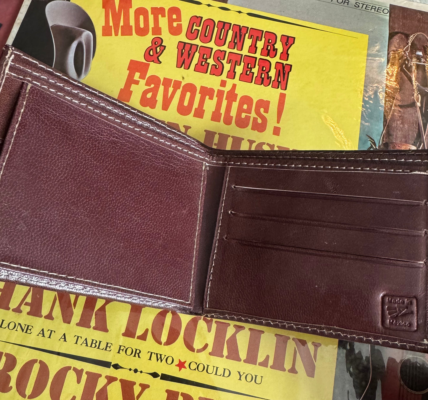 Men’s southwest Horse tooled wallet