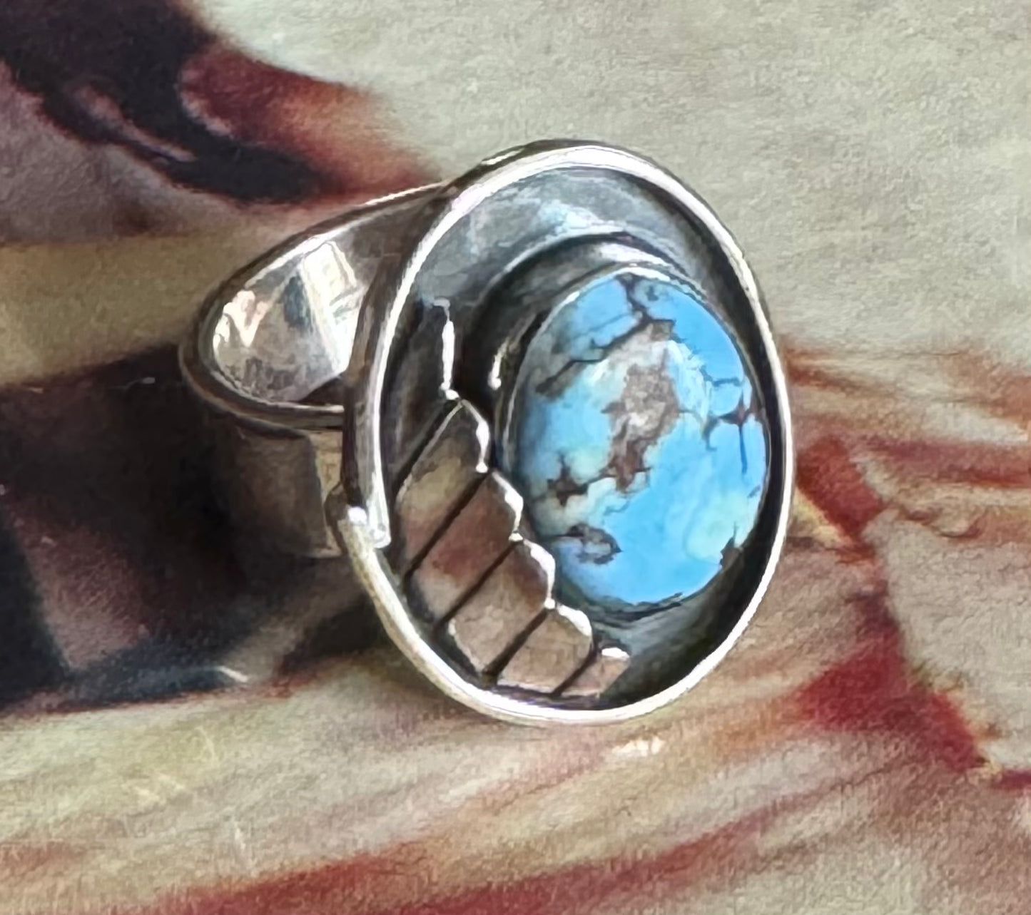 Golden Hills Turquoise adjustable ring