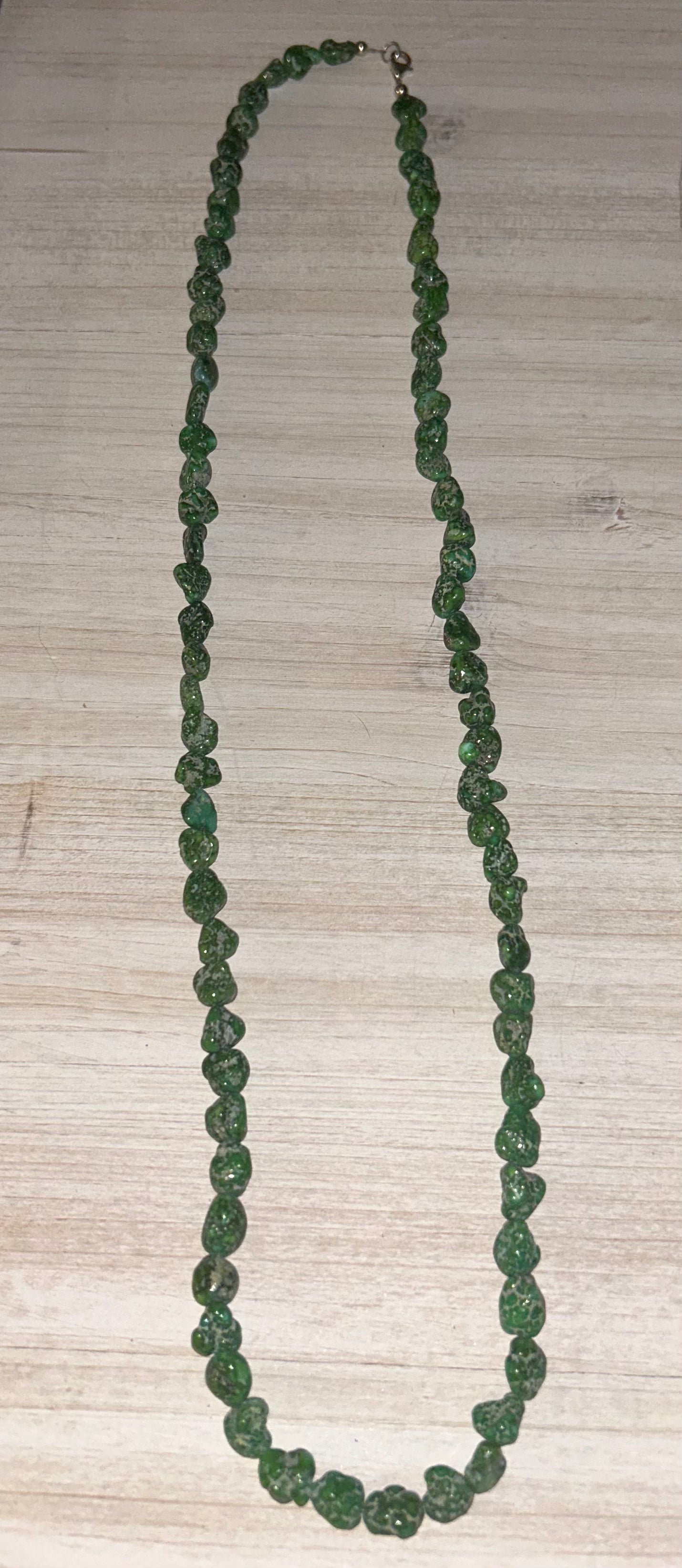 Sonoran Gold Turquoise nugget 28in necklace