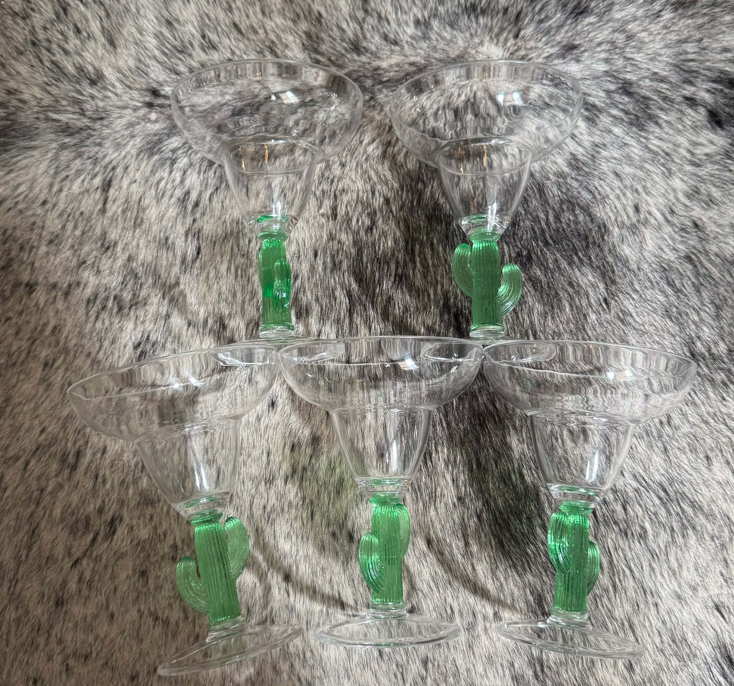 Cactus margarita plastic glasses (5)