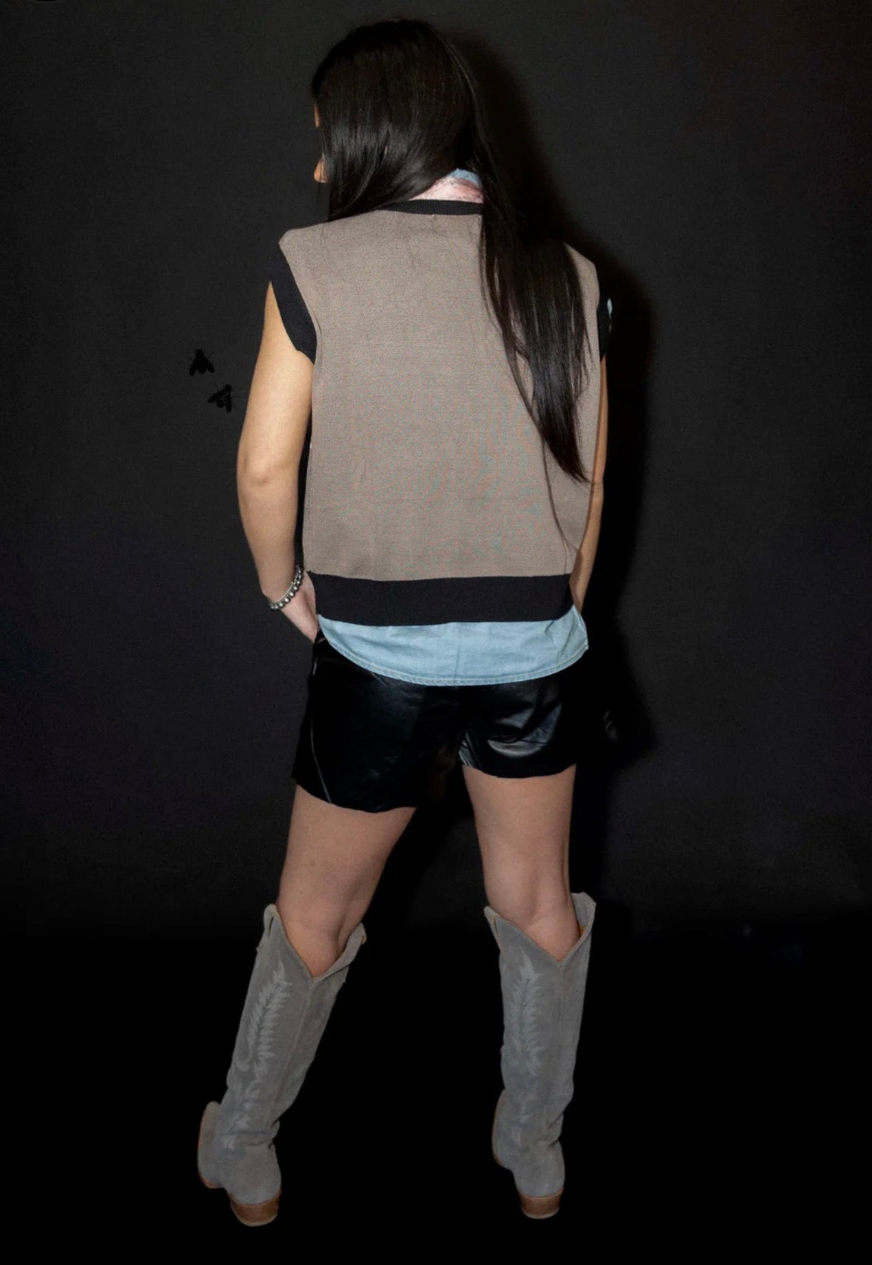 BOWIE BULL-evard Thin Sweater Vest
