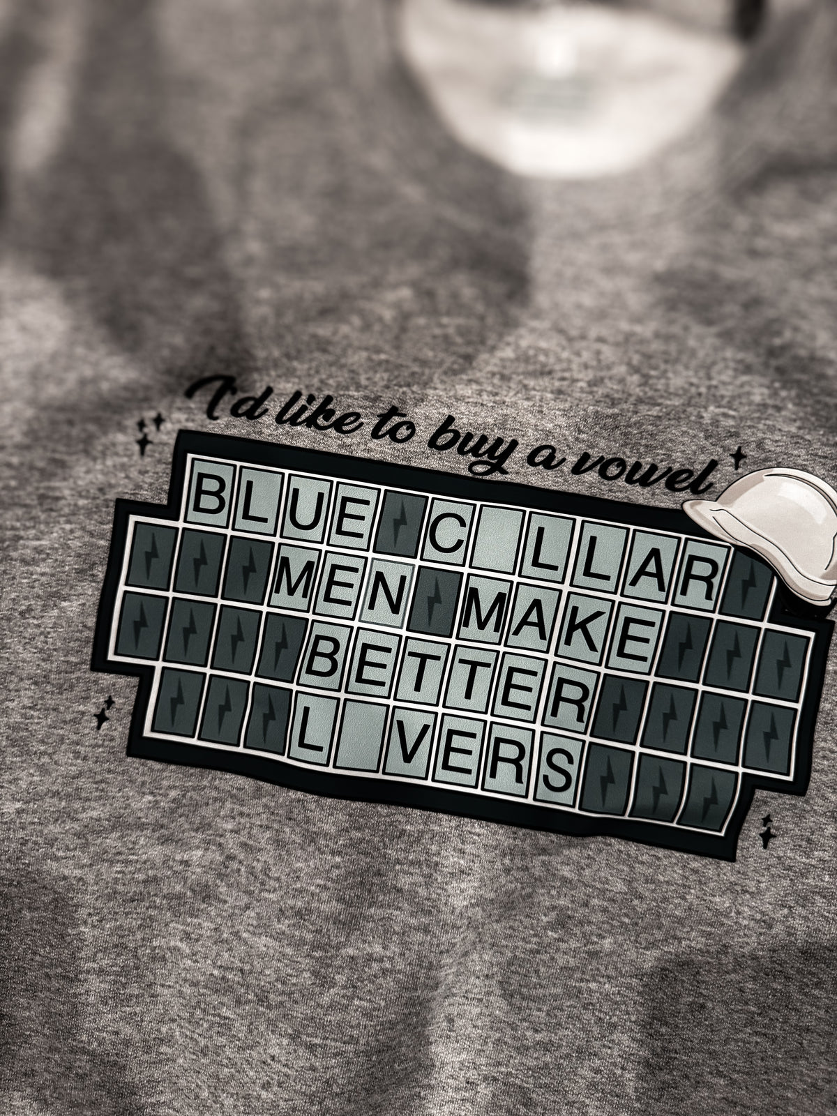 Blue collar men sweatshirt