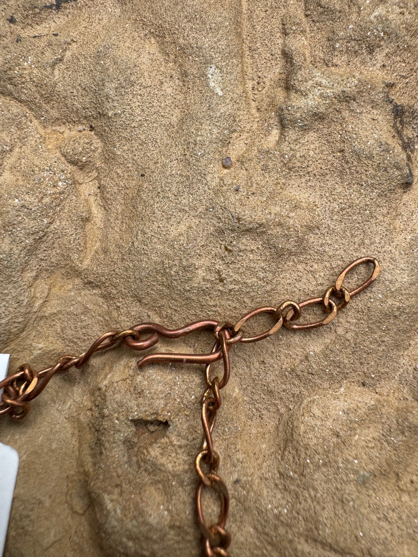 Sonoran Gold Turquoise & Fine Copper Charm Necklace