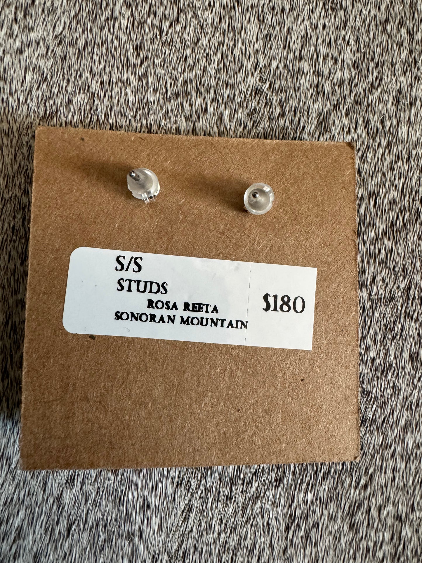 Sonoran Gold & Coral Cherry Dangle Stud Earrings