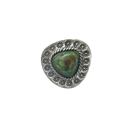 Pixie turquoise adjustable native made ring