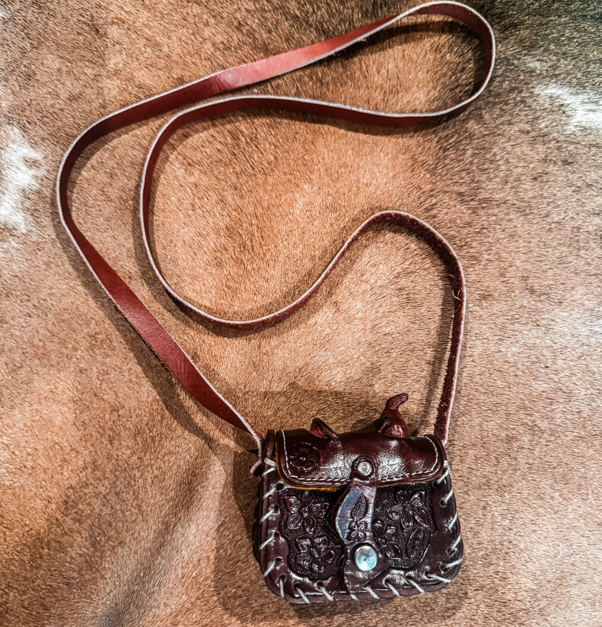 Mini saddle purse (for cards or kids)