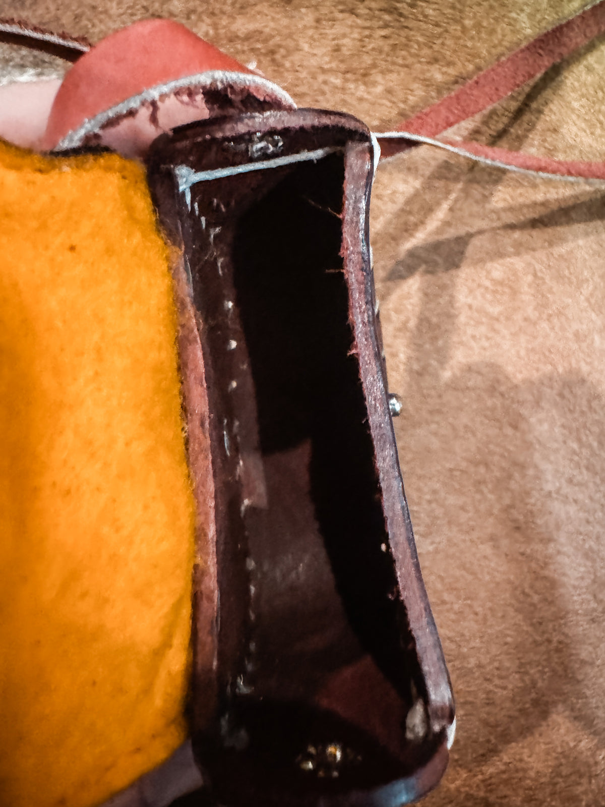 Mini saddle purse (for cards or kids)