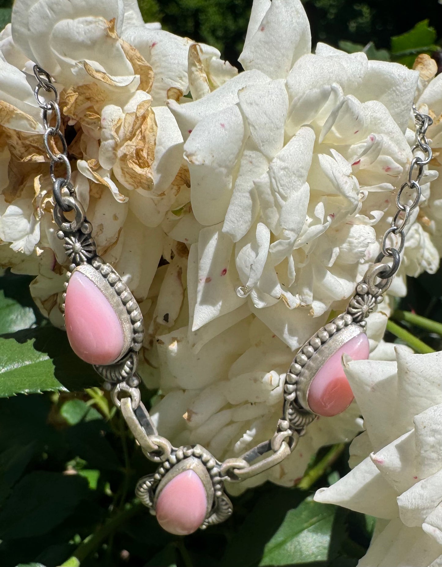Pink Conch Mini Lariat