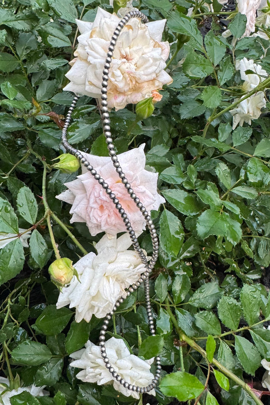 24in 2mm Sterling Pearls
