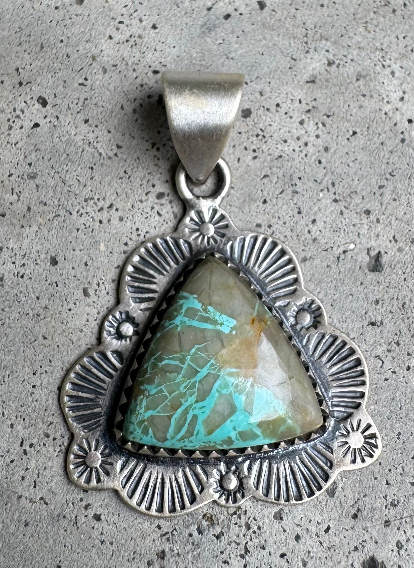 Royston Ribbon Triangle Pendant