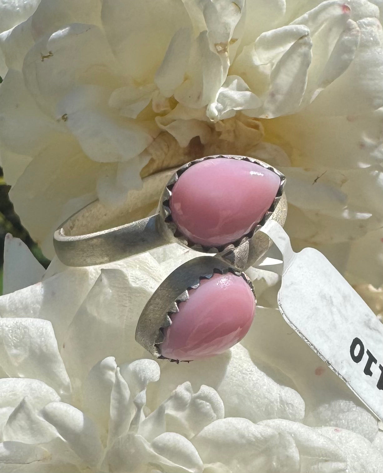 Pink Conch Bypass Ring