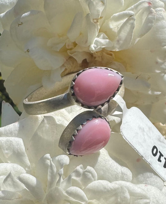 Pink Conch Bypass Ring