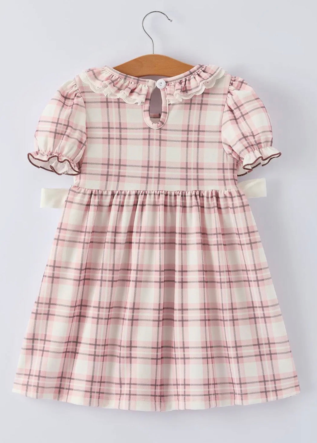 Girls Embroidered smocked Bucking Horse Dress
