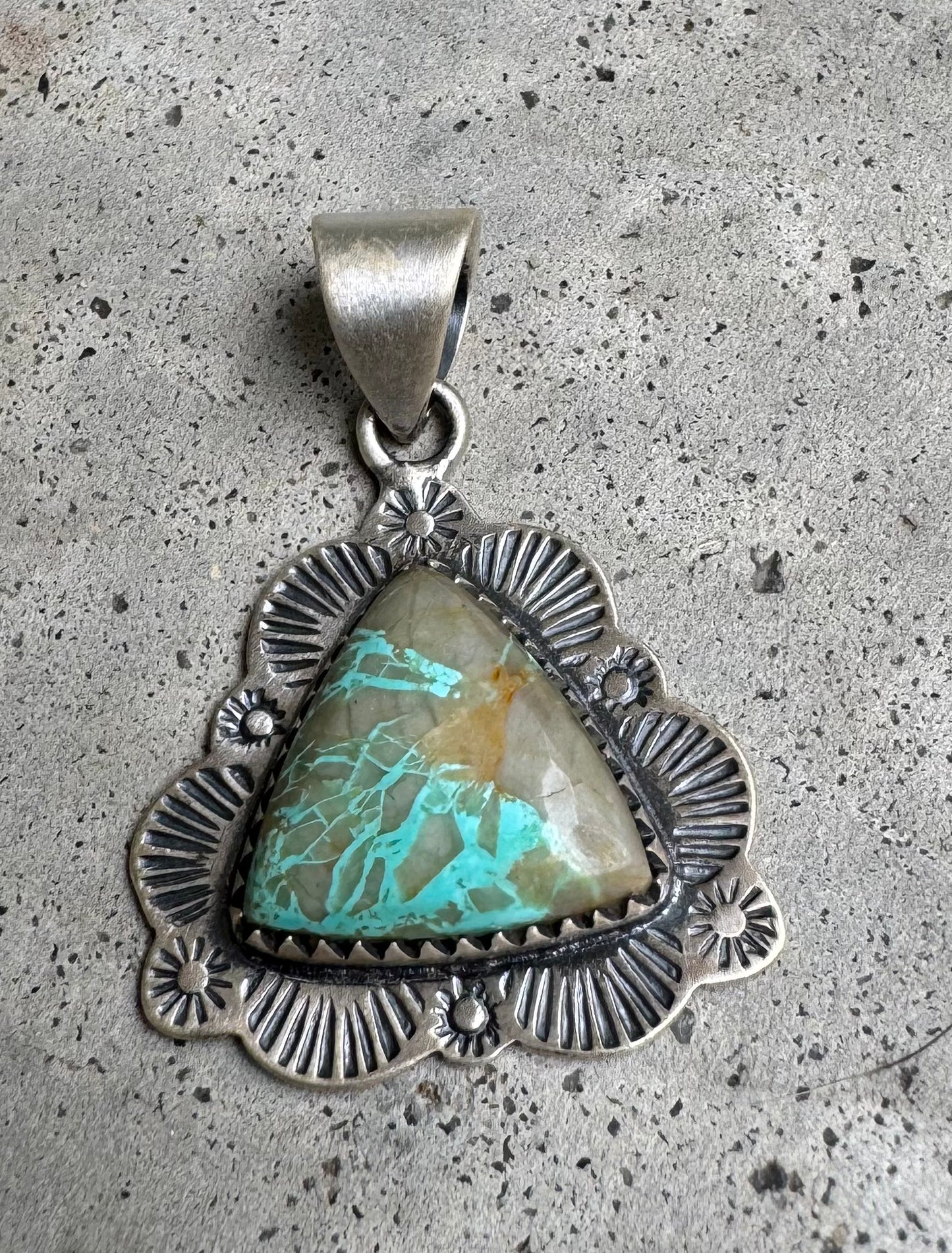 Royston Ribbon Triangle Pendant