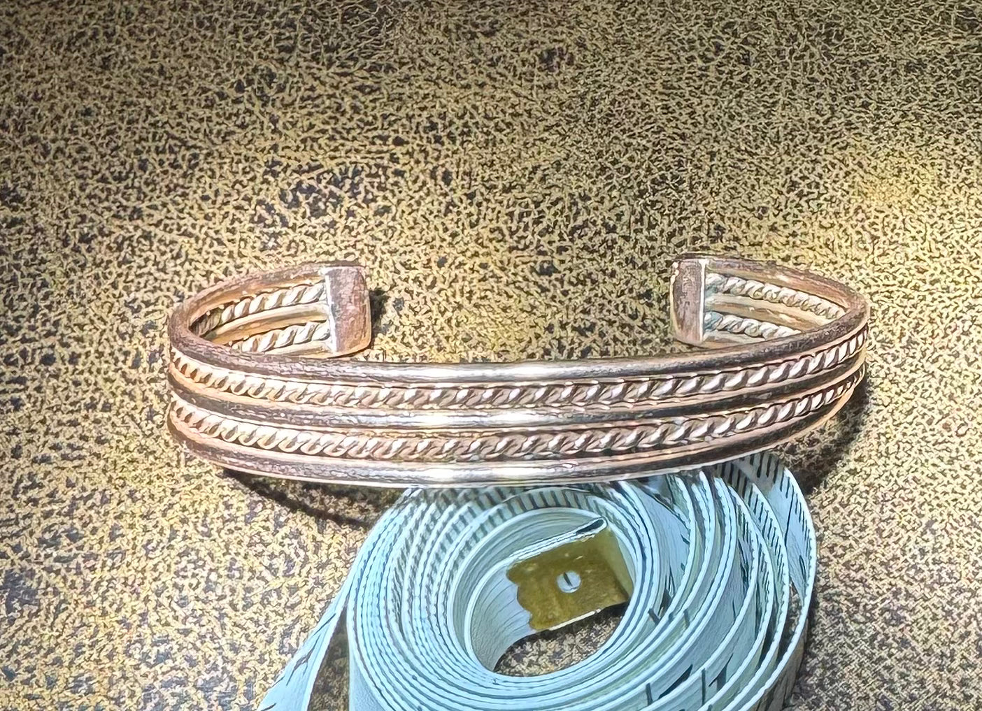 Twisted Fine Copper Cuff