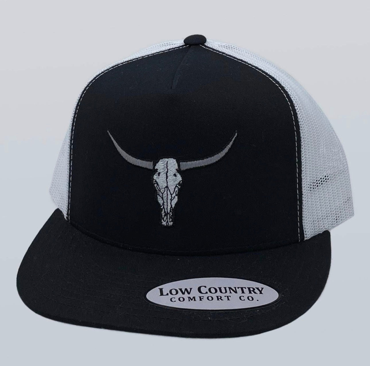 Steer skull ball cap
