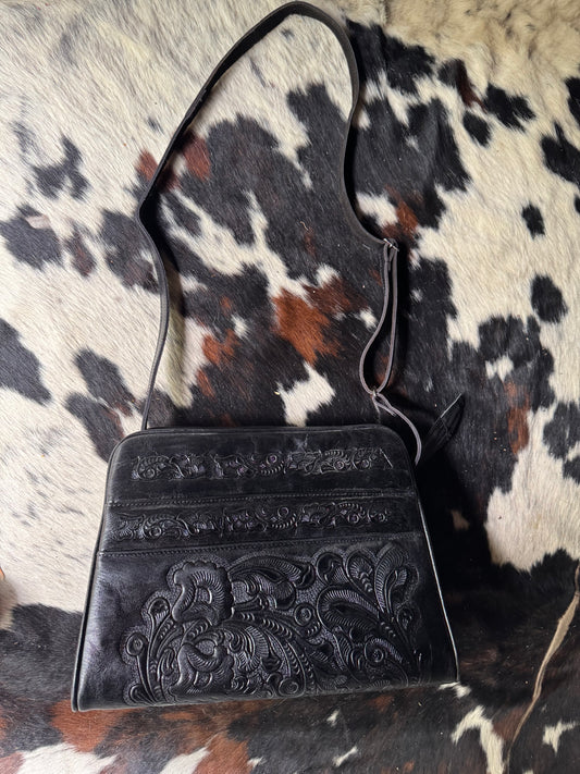 Midnight Dreaming Tooled Leather Purse