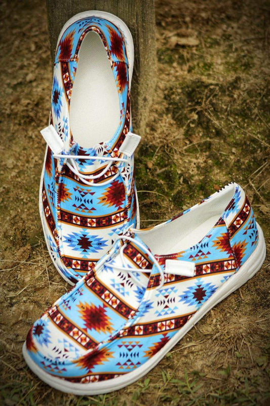 Aztec boating shoes