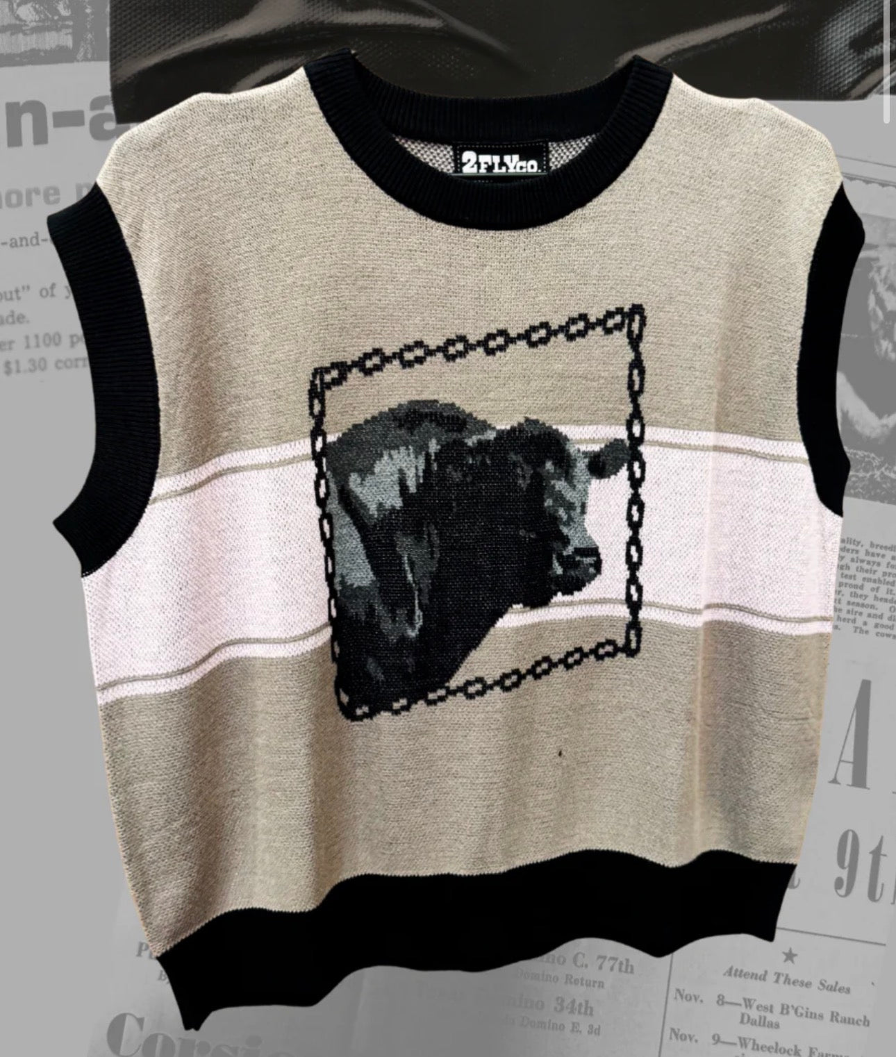 BOWIE BULL-evard Thin Sweater Vest