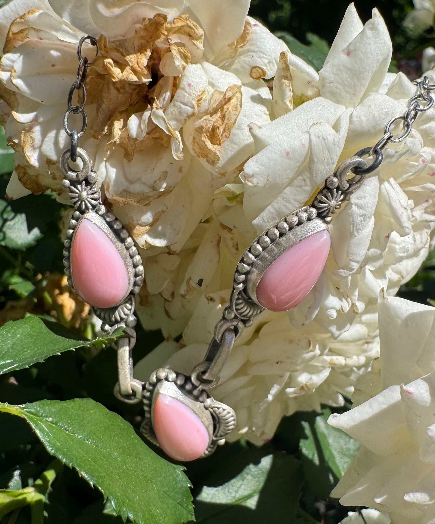 Pink Conch Mini Lariat