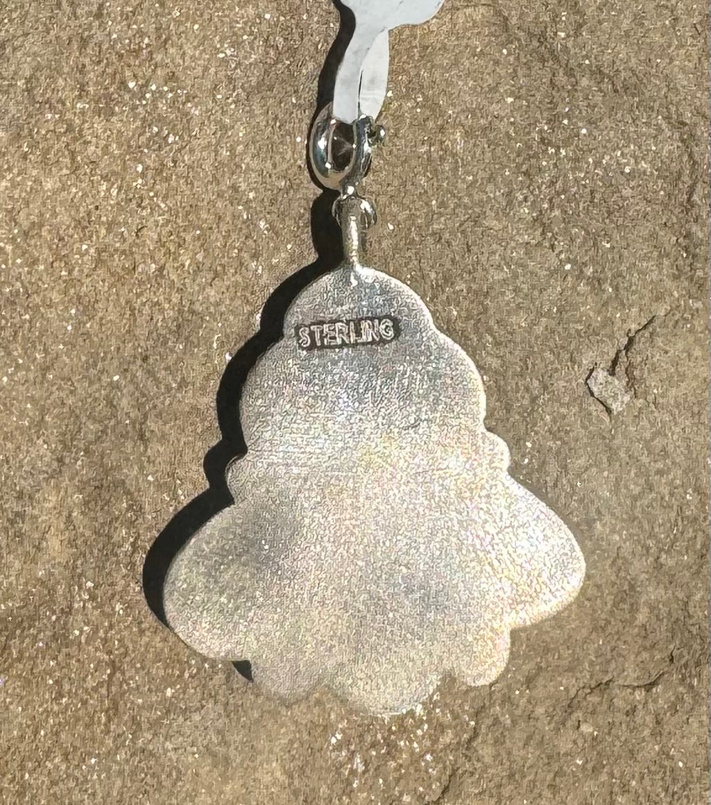 Palomino Turquoise & Pink Conch Pendant/charm