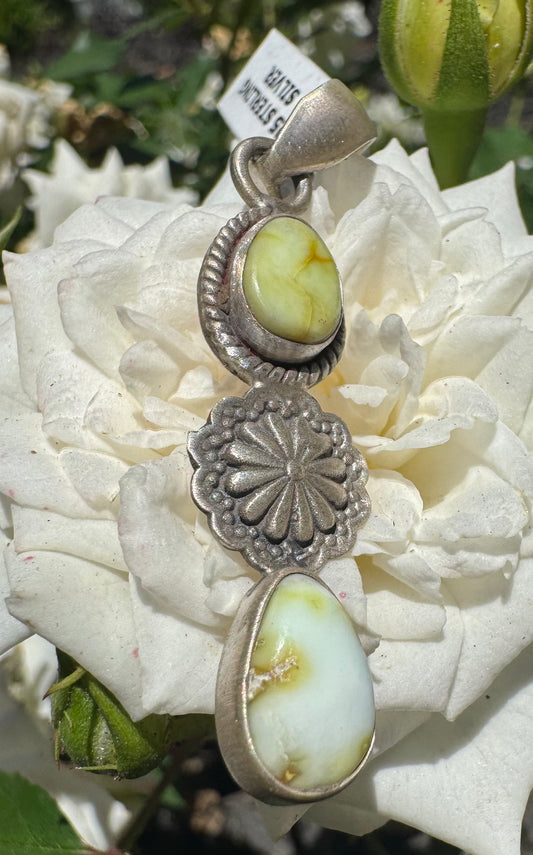 Palomino Turquoise (variscite) pendant