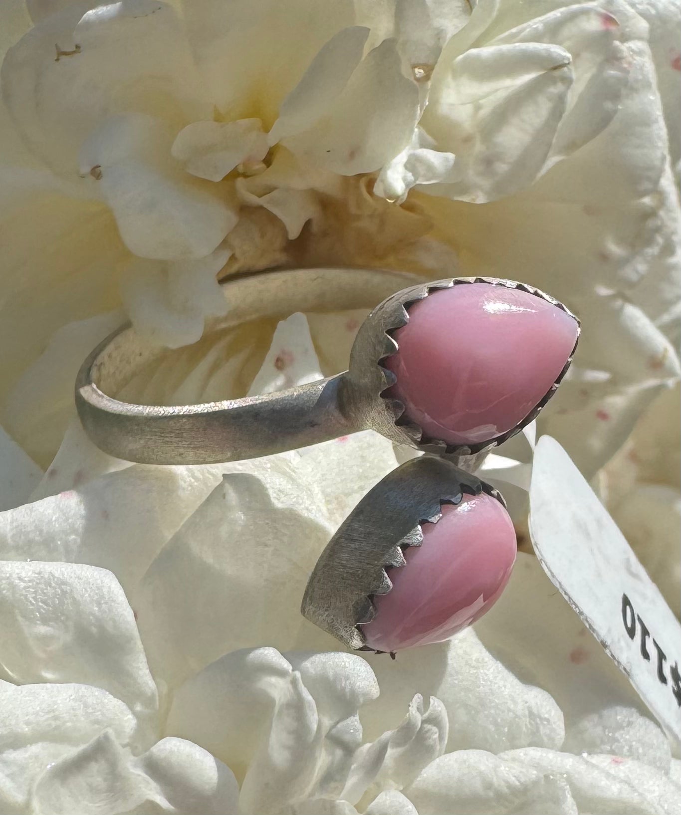 Pink Conch Bypass Ring