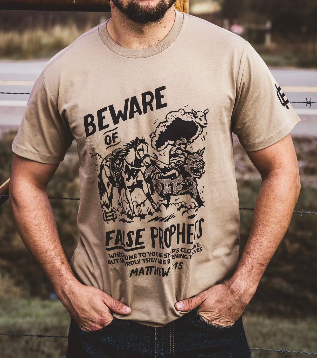 Lane Frost “False Prophets” T-shirt