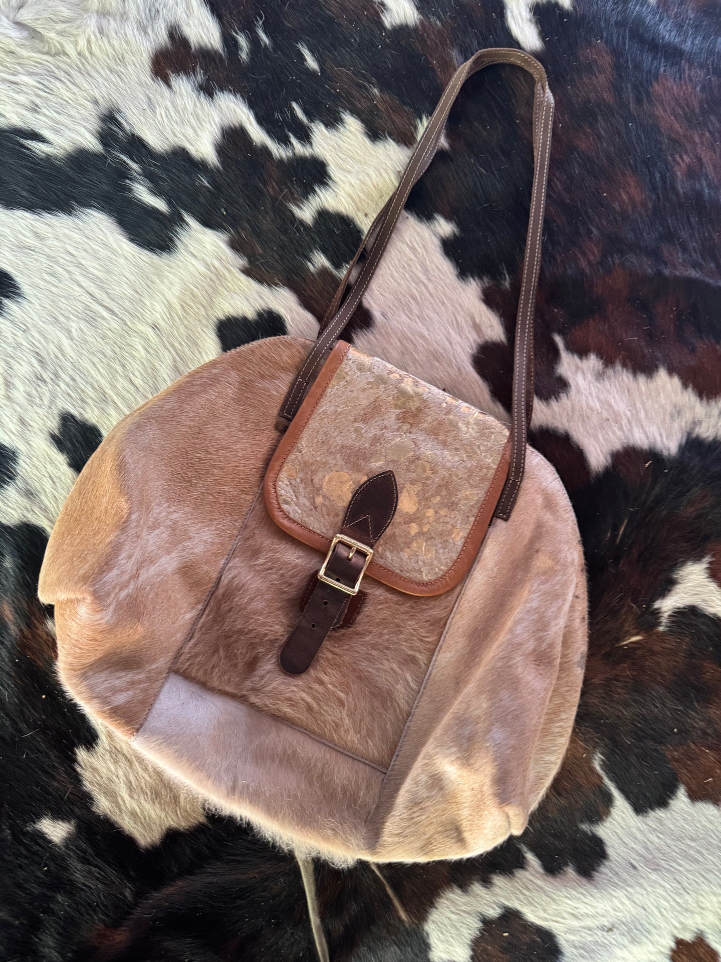 Big Mama Buckskin Cowhide purse