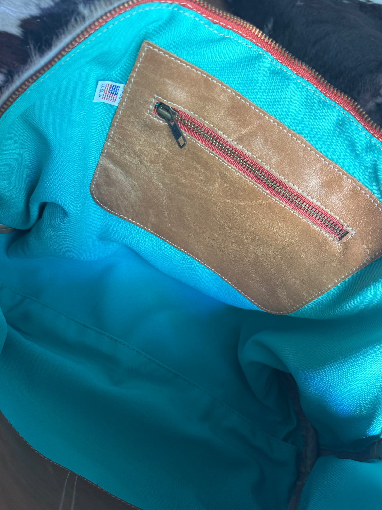 Big Mama Buckskin Cowhide purse