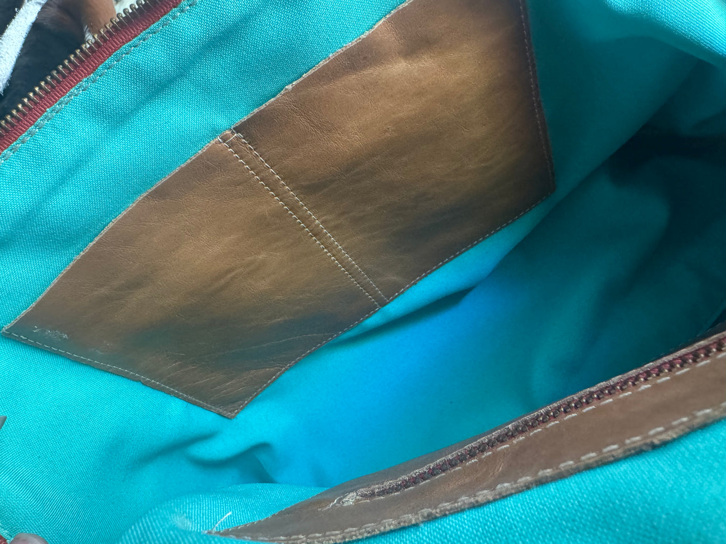 Big Mama Buckskin Cowhide purse