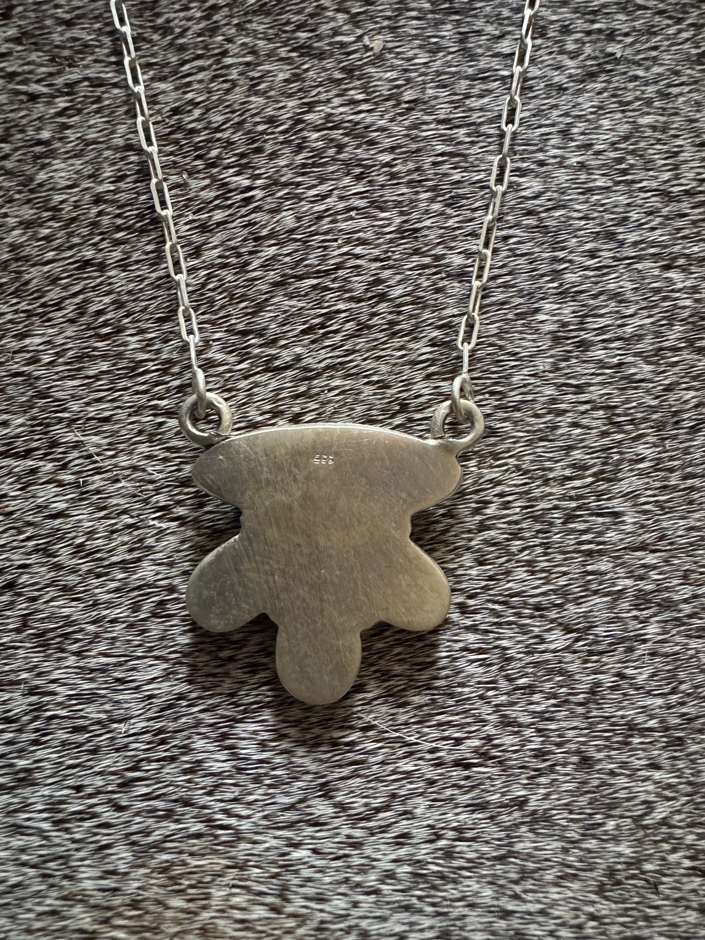 Dainty Palomino Turquoise & Sterling Silver Cluster Necklace￼