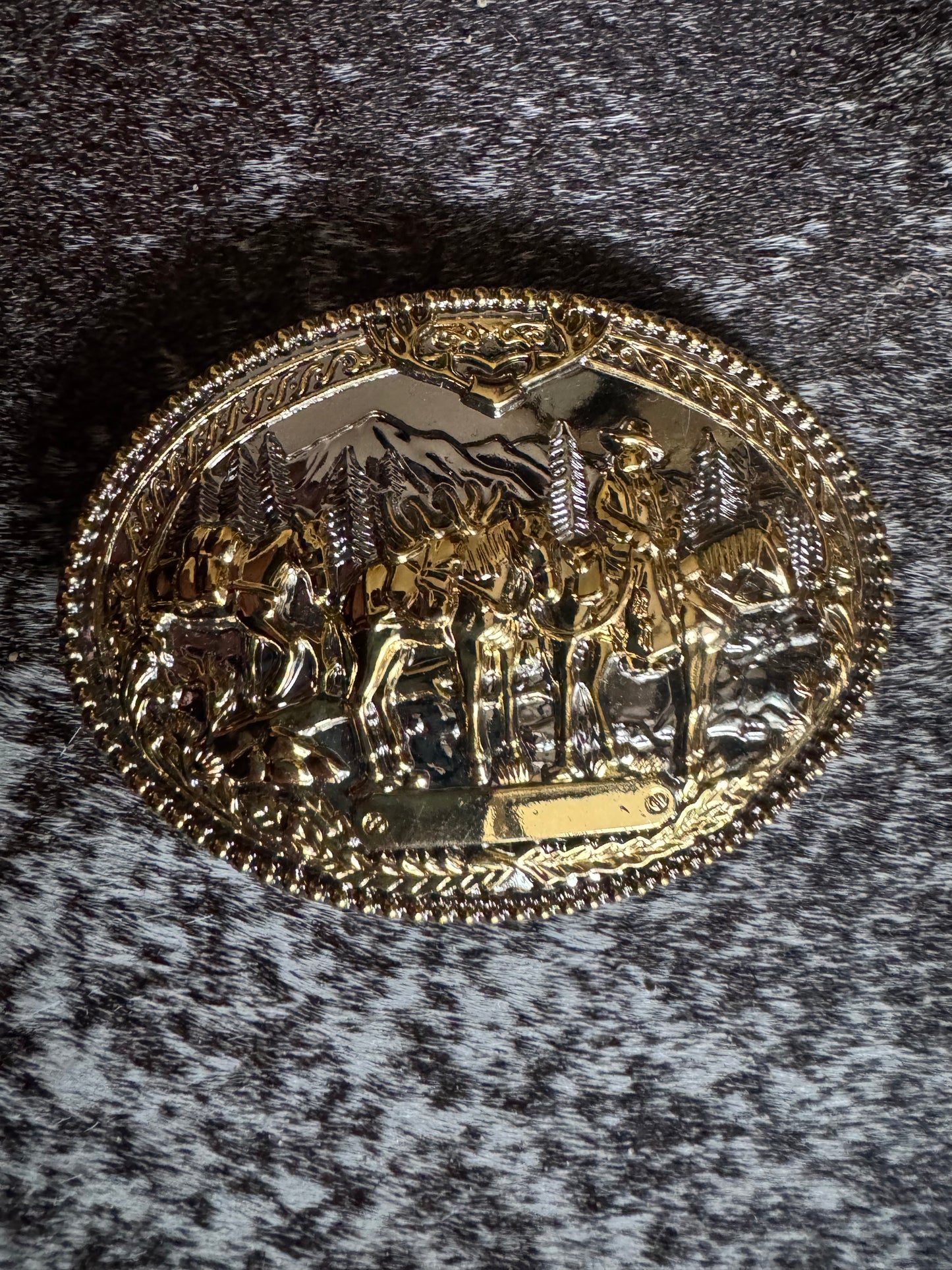 “Old Westerns” belt buckle