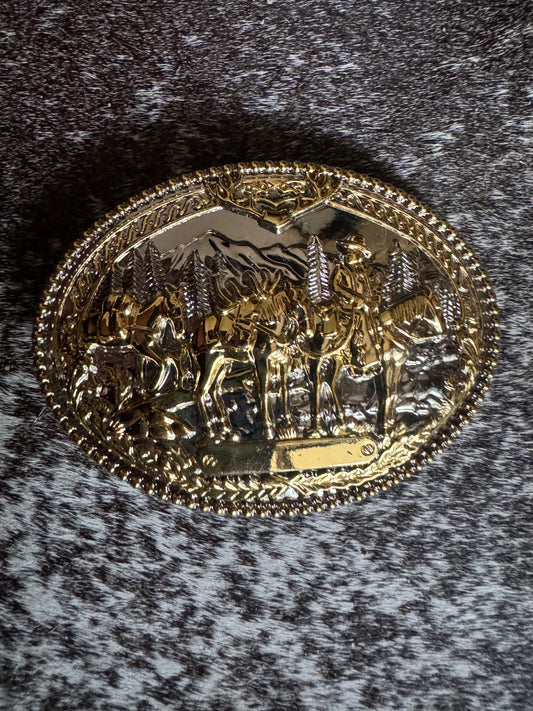 “Old Westerns” belt buckle