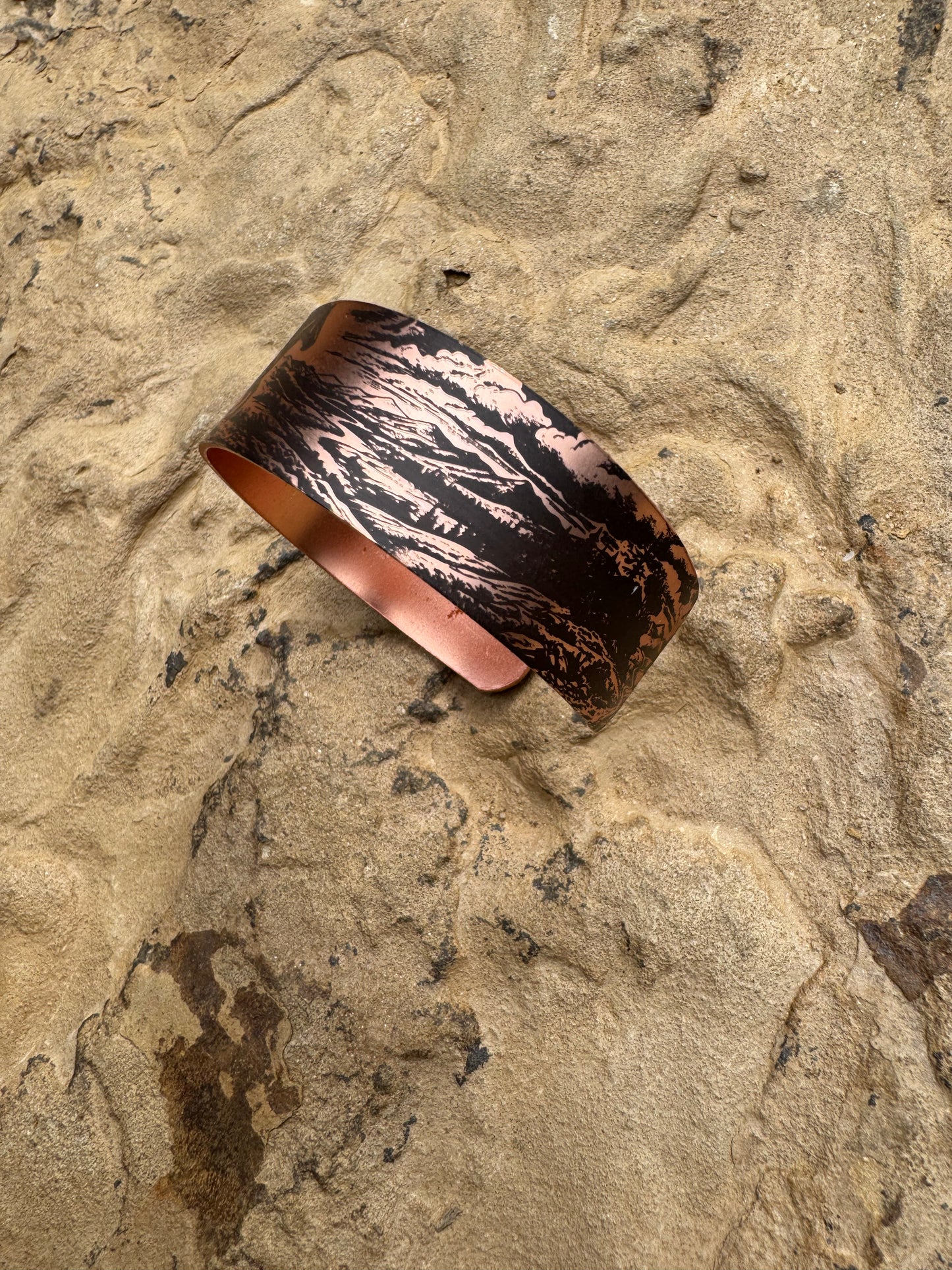 Laser Engraved Horse Cuff