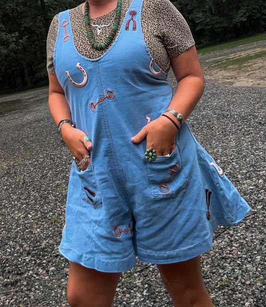 “Overly western” overalls