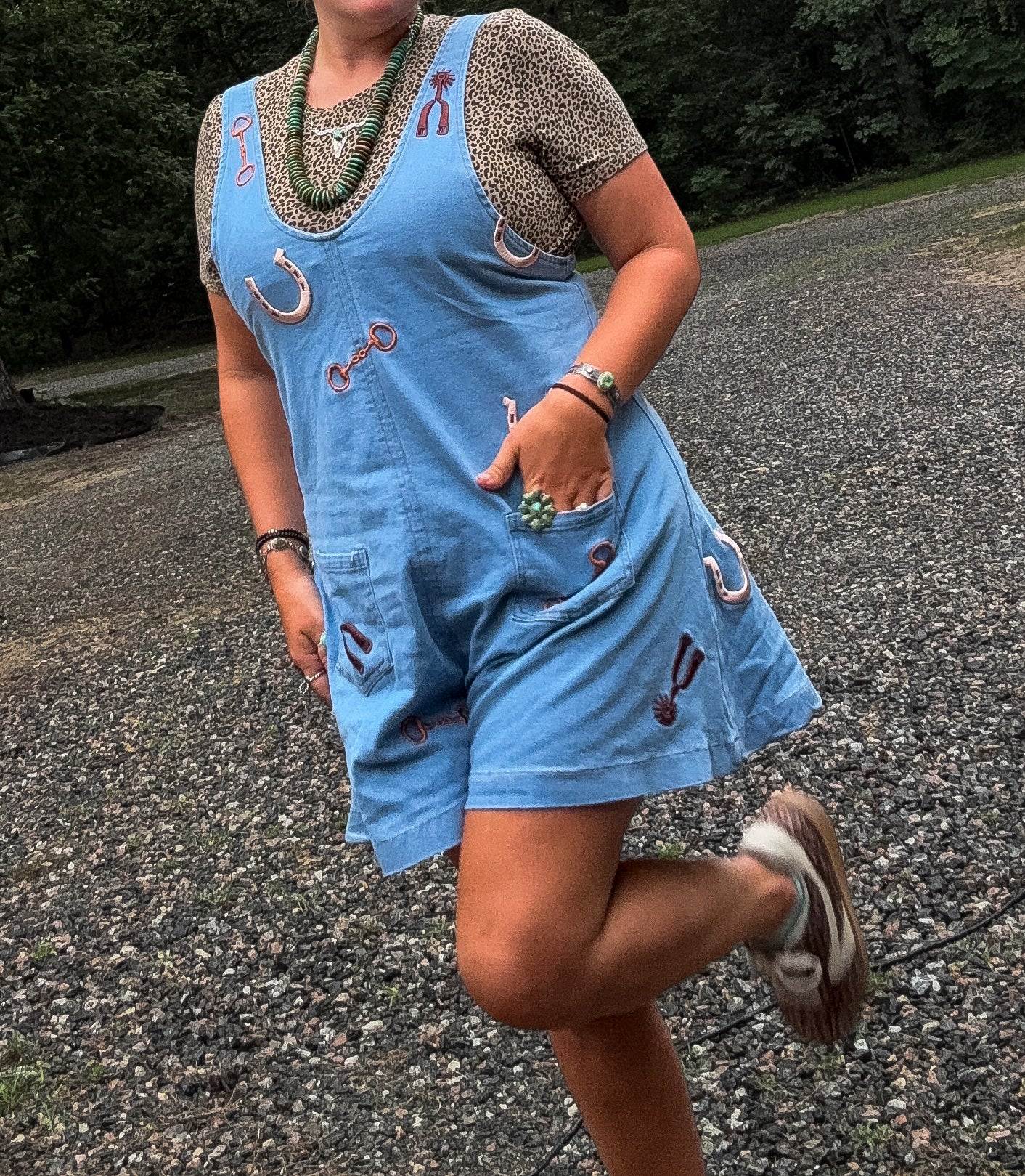 “Overly western” overalls